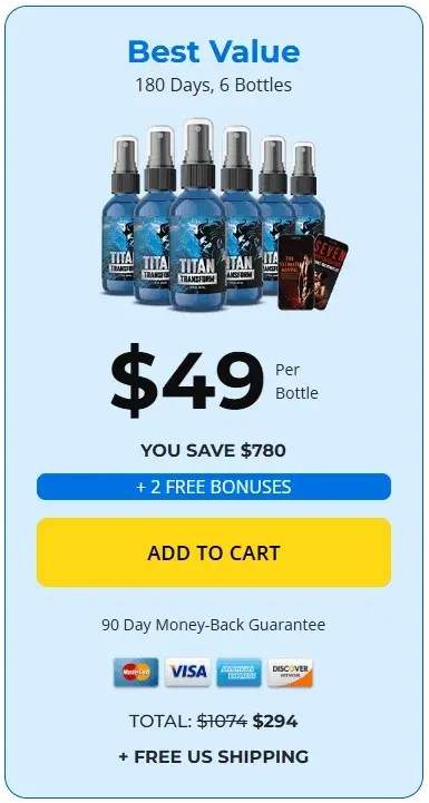 Buy Titan Transform 6 Bottle Buy Titan Transform 6 Bottle